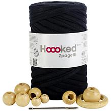 Hoooked Macrame Hanging Basket Kit with Zpagetti Yarn - Black