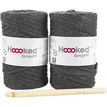 Hoooked Revisto Basket Kit with Zpagetti Yarn - Anthracite
