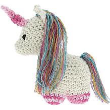 Hoooked Unicorn Nora Yarn Kit with Eco Brabante Yarn - Off White