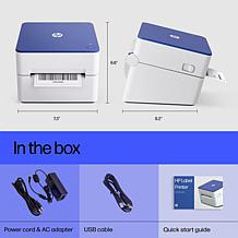 HP Shipping Label Printer, 4x6 Thermal Label Printer 203 DPI