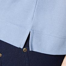 HUE Cotton Jersey Long-Sleeve Turtleneck Top