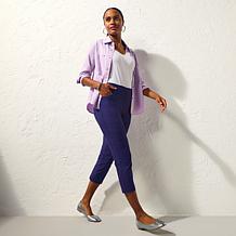 HUE Everyday Stretch Knit Pull-On Capri Pant