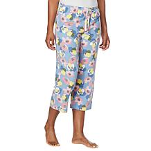HUE Modern Classic Pajama Capri Pant