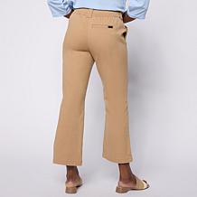 HUE Stretch Chino Flared Leg Skimmer Pant