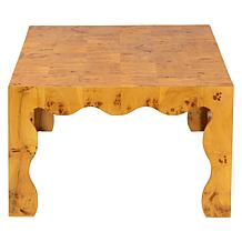 Huxley Natural Burl Wood Coffee Table
