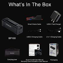 iDeaPLAY 27KmAh Jumpstarter/Power Station w/Cables, AC Adapter & Case