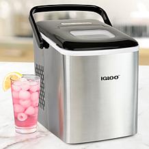 Igloo 26 lb. Self-Cleaning Portable Stainless Steel Ice Maker Machine