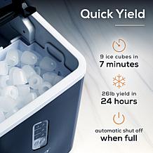 Igloo Automatic Self-Cleaning 26-Pound Ice Maker - Black