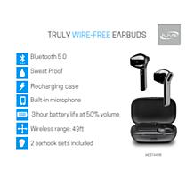 iLive Truly Wireless Sweatproof Earbuds w/Microphone & Charging Case