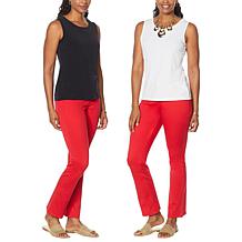 IMAN Global Chic 2-pack Jersey Knit Tank Set