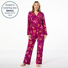IMAN Global Chic 2-piece Buttery Soft Knit Pajama Set