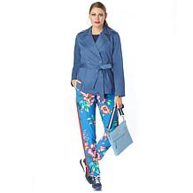 IMAN Global Chic Belted Trench Jacket