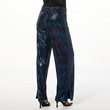 IMAN Global Chic Knit Sequin Pull-On Pant