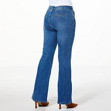 IMAN Global Chic Pintuck Trouser Jean