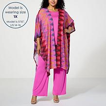 IMAN Global Chic Shimmering Glam Set: Topper & Foil Tank Duo