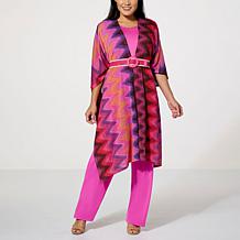 IMAN Global Chic Shimmering Glam Set: Topper & Foil Tank Duo