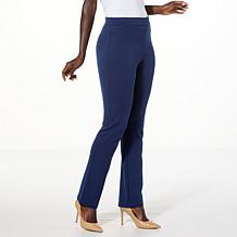 IMAN Global Chic Straight Leg Ponte Pant
