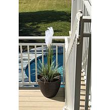 Improvements 36-inch Faux Pampas Grass Stakes Set of 2