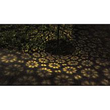 Improvements 38 Metal Solar Lantern with Planter & Stake