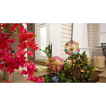 Improvements 51" Bubble Dot Motif Solar Spinner