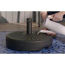 Improvements 9' Double-Layer Printed Patio Umbrella with Base