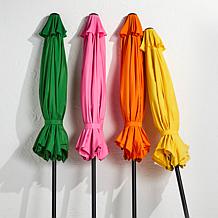 Improvements 9' Double-Layer Printed Patio Umbrella with Base