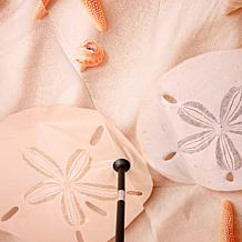 Improvements 9' Double-Layer Printed Patio Umbrella with Base