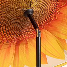 Improvements 9' Double-Layer Printed Patio Umbrella with Base