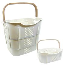 Improvements Collapsible Laundry Basket w/Removable Small Item Insert