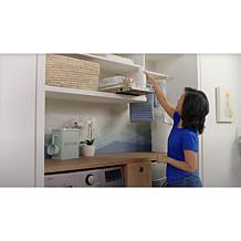 Improvements Set of 2 Metal Sliding Shelves with Liner
