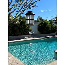 Improvements Solar Hanging LED Mobile Color Changing Lantern