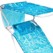 Improvements Tall 4-Position Beach Chair with Accessories