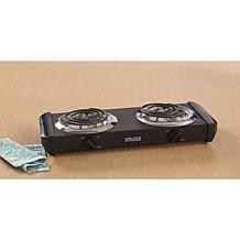 IMUSA Electric Double Burner - Black