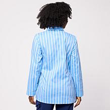 In Earnest Oxford Tie-Front Shirt
