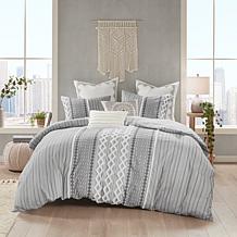 INK+IVY Imani Cotton Comforter Mini Set, Full/Queen - Ivory
