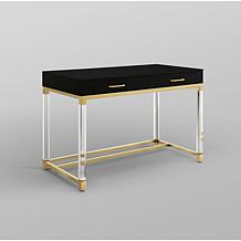Inspired Home High-Gloss Finish Writing Desk - Maximo
