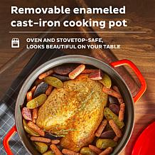 Instant
Precision 5-in-1 Electric 6qt Enameled Cast Iron Dutch Oven
