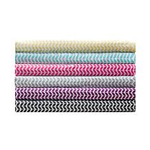 Intelligent Design  Chevron Printed Microfiber Sheet Set - Aqua/Twin