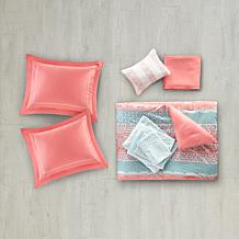 Intelligent Design Loretta Coral Full Comforter and Sheet Set