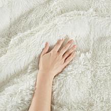 Intelligent Design Malea Shaggy Faux Fur Comforter Mini Set - Twin