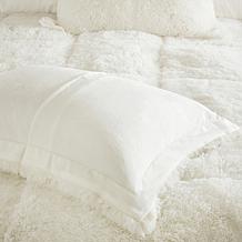 Intelligent Design Malea Shaggy Faux Fur Comforter Set Ivory - King