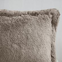 Intelligent Design Malea Shaggy Faux Fur Comforter Set Grey - King