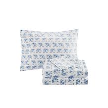 Intelligent Design  Tulay Complete Bed And Sheet Set Purple Queen