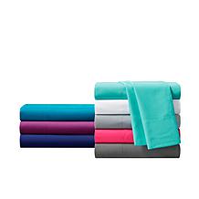 Intelligent Design Twin Microfiber Wrinkle-Free Sheet Set - Charcoal