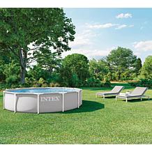 Intex 12ft x 30in Prism Frame Pool with Filter Pump