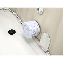 Intex PureSpa Chevron Deluxe 6ppl Cream Outdoor Inflatable Hot Tub Set