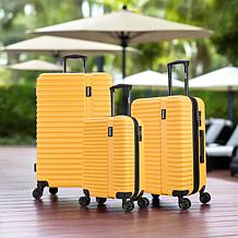 InUSA Ally 3-Piece Hardside Luggage Set with Spinner Wheels
