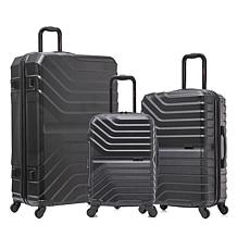 InUSA Aurum 3-Piece Lightweight Hardside Spinner Luggage Set