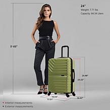 InUSA Aurum Lightweight Hardside Spinner Luggage 24"