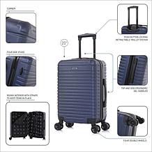 InUSA Deep 20" Lightweight Hardside Spinner Carry-On Suitcase